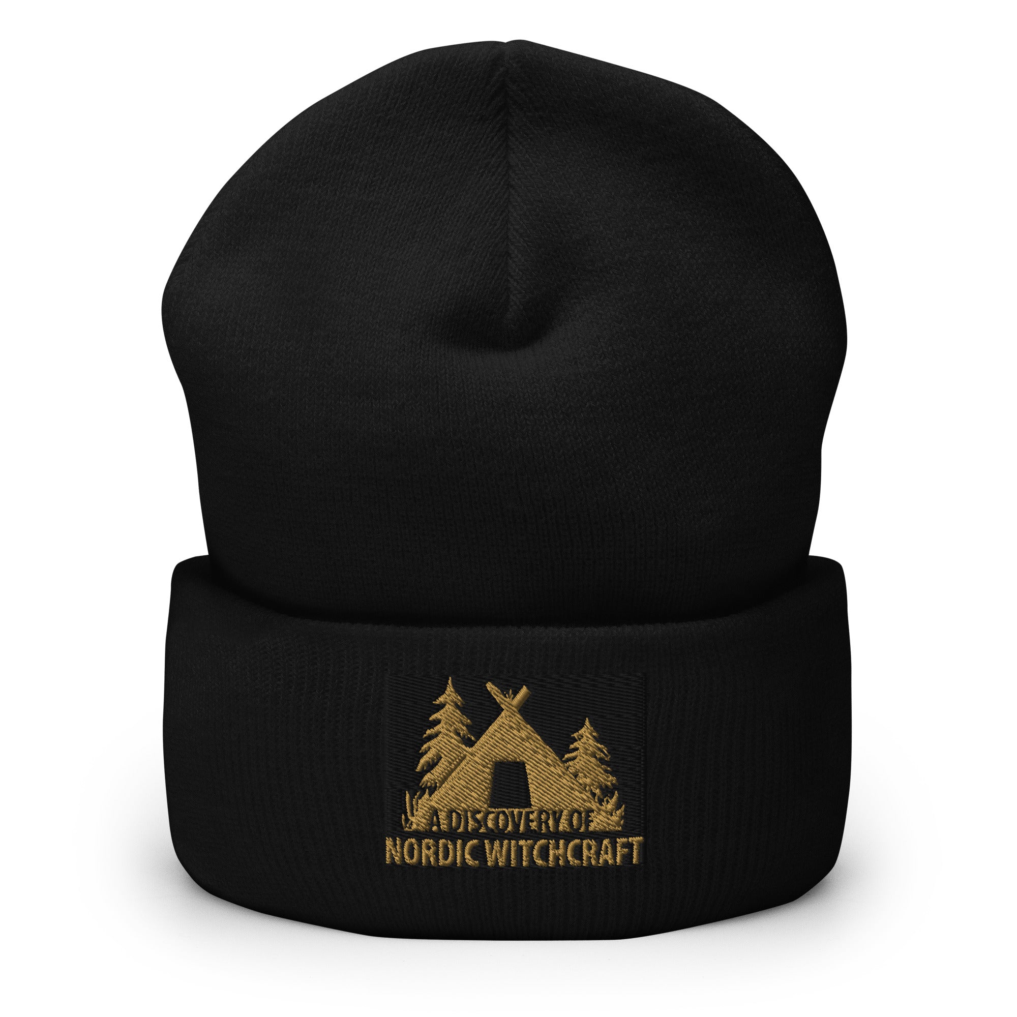 A Discovery of Nordic Witchcraft Gold Beanie | Hypoallergenic