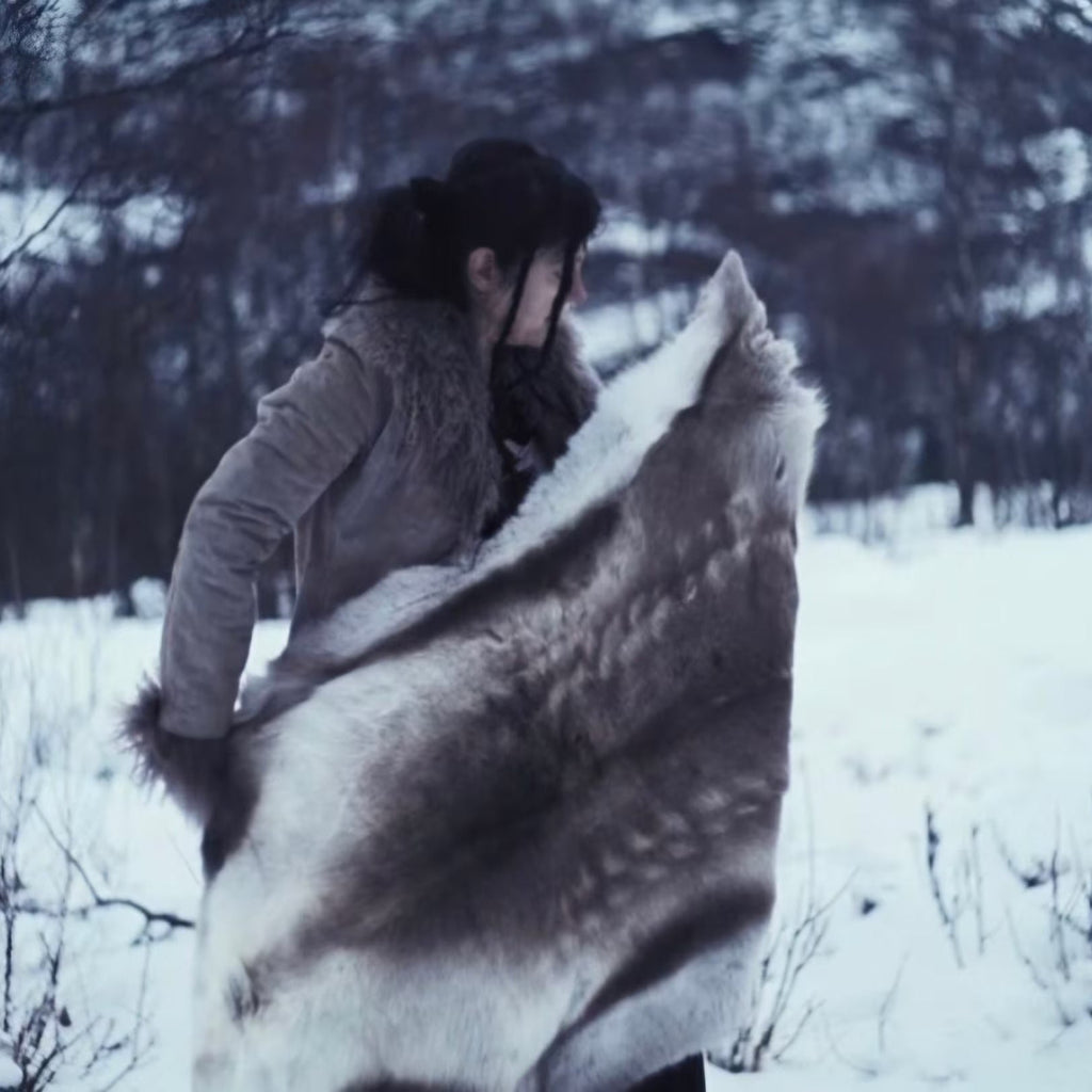 Full-Sized Reindeer Hide from Arctic Norway